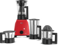 ULTRA Topp+ Liquidizer 750 Mixer Grinder (4 Jars, Red)