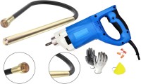 Mass Pro Heavy Duty Powerful 1050W Speed 4000 RPM 1050W Heavy Duty Concrete Vibrator, Handheld High Speed Electric Concrete Vibrator Construction Tool Heavy Duty Air Bubble Remover +1.5M Hose Pistol Grip Drill(35 mm Chuck Size)