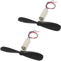 Mayuk Star 2 Pieces of DC 3.7V 7x20mm Coreless Motor RPM: 48000 with propeller Motor Control Electronic Hobby Kit