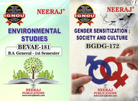 BEVAE-181 Environmentals Studies & BGDG-172: Gender Sensitization: Society And Culture(Paperback, Group of Neeraj Publication)