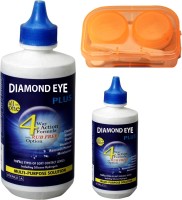 Diamond Eye Multisol Plus 130 ml Multi-purpose Cleaning Solution with lens kit case solution(130 ml)