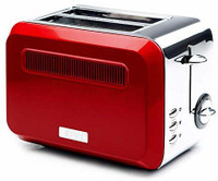 Haden Boston 2 Slice Toaster Red 815 W Pop Up Toaster(Red)