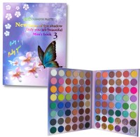 super international Miss Book 3 New 4D Eyeshadow Plate Book 96 color 96 ml(Multi)