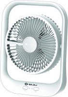 BAJAJ Pygmy with LED Light (251284) 178 mm Silent Operation 3 Blade Table Fan(White, Pack of 1)