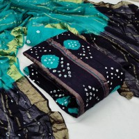 djn creation Cotton Printed Gown/Anarkali Kurta & Bottom Material