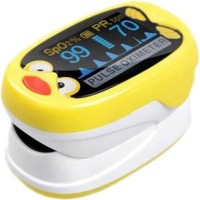 Perfecxa Pediatric (Kids) Rechargeable Pulse oximeter with battery Pulse Oximeter(Yellow)