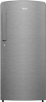 Haier 192 L Direct Cool Single Door 2 Star Refrigerator(Brushline Silver, HRD-1922CBS-E)