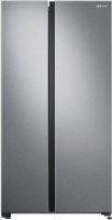 SAMSUNG 692 L Frost Free Side by Side Refrigerator  with Curd Maestro(Ez Clean Steel, RS72A50K1SL/TL)