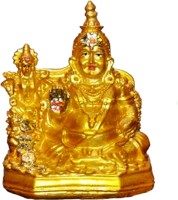 Kitlyn Lord Kubera and Lakshmi Statue for Wealth and Harmony | Lord kuber Idol/showpiece for Home | Laxmi Kuber ji ki murti for puja Gift item & Murti for Home/Worship/Temple/Office etc. Decorative Showpiece  -  10 cm(Polyresin, Gold)