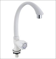 SHUBHAM HARDWARE Pvc Swan Neck Tap (With Foam Flow) For Kitchen/Bathroom Wash Basins Spout Faucet (Deck Mount Installation Type) Faucet Set