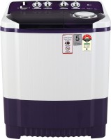 LG 8.5 kg White Roller Jet Pulsator, Soak and Dual Magic Filter and Magic Wheels Semi Automatic Top Load Purple, White(P8535SPMZ)