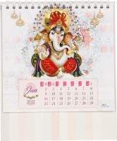 Modaro 2022 Desktop Calendar Table Calendar 2022 with HD Printing | 15.5 x 18.5 cm | Prabhu Bhakti 2022 Table Calendar(Multicolor, Gods)
