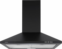 Elica Strip CF 60 Nero Wall Mounted Chimney(Black 880 CMH)