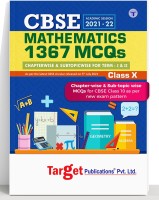 Class 10 CBSE Maths MCQs Book| 1367 MCQs Chapterwise And Subtopicwise For Term I & II | NCERT Class X Mathematics | Based On Latest Paper Pattern | Topic Test Along With Solutions(Paperback, Content Team at Target Publications)