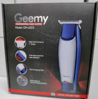 Geemy GM-6025 HAIR TRIMMER Trimmer 120 min  Runtime 3 Length Settings(Multicolor)