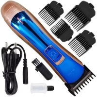 KE MEY Professional cordless man rechargeable hair trimmer cum hair shaver for man woman Trimmer 45 min  Runtime 4 Length Settings(Multicolor)