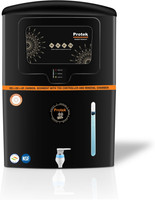 Protek Elite Plus with L.E.D Indicators 12 L RO + UV + UF + TDS Water Purifier(Black, Orange)