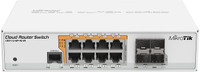 MikroTik CRS112-8P-4S-IN POE Fiber Switch Network Switch(White)