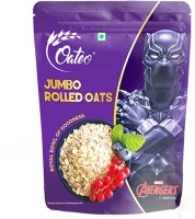 Oateo Jumbo Big Leaf Rolled Oats Whole Grain-High in Fiber and Protein Pouch(1 kg)