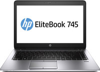 (Refurbished) HP Elitebook series APU Quad Core A8 7th Gen - (4 GB/320 GB HDD/Windows 10 Pro/1 GB Graphics) Elitebook 745 G2 Business Laptop(14 inch, Black)
