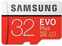 SAMSUNG ORIGINAL EVO Plus 32 GB SD Card Class 10 95 MB/s  Memory Card(With Adapter)