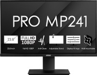 MSI PRO 23.8 inch Full HD LED Backlit IPS Panel Monitor (PRO MP241)(Response Time: 5 ms, 60 Hz Refresh Rate)