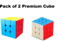 LOYAL INDIA CORPORATION Cube 3x3 High Speed Premium Cube Puzzle (Pack of 2 Cube)(2 Pieces)
