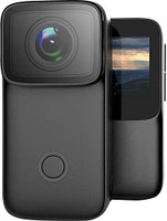 SJCAM Action Camera C200 Keychain Action Camera 4K 24FPS with EIS 2.0 | 6-Axis Gyro Stabilizer | WiFi 2.4 GHZ | Insta Go | Webcam | Video Recording | Slow Motion | Time Lapse | Mini Vlogging Camera (Black) Sports and Action Camera(Black, 2160 MP)