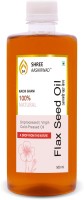 SHREE AASHIRWAD Extra Virgin Flax Seed Oil,Cold Pressed,High in Omega 3-6-9 - 500Gram Flaxseed Oil PET Bottle(500 ml)