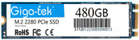 Giga-tek M.2 2280 SATA SSD 480 GB All in One PC's Internal Solid State Drive (SSD) (EZ710)(Interface: SATA III, Form Factor: M.2)