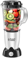 Russell Hobbs Health,Nutri Blender Smoothie maker 300 Juicer Mixer Grinder (3 Jars, Black & grey)