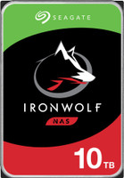 Seagate Ironwolf NAS with 3.5 inch SATA 6 Gb/s 7200 RPM 256 MB Cache for RAID Network Attached Storage 10 TB Network Attached Storage Internal Hard Disk Drive (HDD) (ST10000VN0008)(Interface: SATA, Form Factor: 3.5 inch)