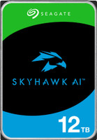 Seagate Skyhawk AI with 3.5 inch SATA 6 Gb/s 256 MB Cache for DVR NVR Security Camera System with 3 Years Rescue Services 12 TB Surveillance Systems Internal Hard Disk Drive (HDD) (ST12000VE001)(Interface: SATA, Form Factor: 3.5 inch)