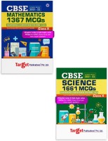 CBSE Class 10 Science And Maths MCQs Book | Chapterwise And Subtopicwise For Term I & II | NCERT Class X Science & Mathematics | Case Study Based Questions And Topic Test With Solutions(Paperback, Content Team At Target Publications)