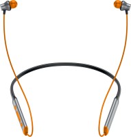 Aroma NB119 Rock - 40 Hours Playtime Bluetooth Neckband With Equalizer Bluetooth Headset(Orange, In the Ear)