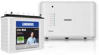 LUMINOUS RC 18075 Tall Tubular Battery with iCon 1100 for Home & Office Pure Sine Wave Inverter