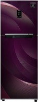 SAMSUNG 314 L Frost Free Double Door 2 Star Convertible Refrigerator(Rythmic Twirl Red, RT34T46324R/HL)