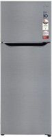 View LG 284 L Frost Free Double Door 2 Star Convertible Refrigerator(Shiny Steel, GL-S302SPZY)  Price Online