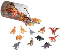 Yunona €“ Dinosaurs Â€“Miniature Dinosaur Toy Figures & Cake Toppers For Kids 3+ (60 Pc)(Multicolor)