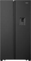 Hisense 564 L Frost Free Side by Side Inverter Technology Star Refrigerator(Black, RS564N4SBNW)   Refrigerator  (Hisense)