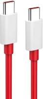 RSC POWER+ Compatible with OnePlus 9 Pro 8T Fast Charging Cable 6.5A Warp Charge USB C to USB C Cable, 1 mtr Super Fast Charging Cord Compatible with Pro 13/16 Air 4 Note 20 S20 FE 5G 1 m USB Type C Cable(Compatible with Mobile, Red)