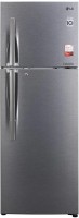 View LG 335 L Frost Free Double Door 2 Star Refrigerator(Dazzle Steel, GL-S372RDSY) Price Online(LG)