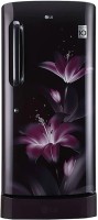 View LG 215 L Direct Cool Single Door 3 Star Refrigerator(Purple Glow, GL-D221APGD)  Price Online