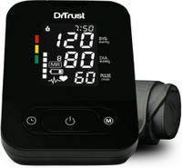 Dr. Trust (USA) SmartHeart BP Machine - Automatic digital TALKING Blood Pressure Testing Bp Monitor(Black)