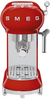 Smeg ECF01RDEU 2 Cups Coffee Maker(Red, Silver)
