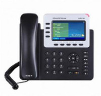Grandstream GXP2140 Corded Landline Phone with Answering Machine(Black)