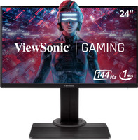 ViewSonic 24 inch Full HD LED Backlit IPS Panel Tilt, Swivel , Pivot , Height Adjustable Gaming Monitor (XG2405)(AMD Free Sync, Response Time: 1 ms, 144 Hz Refresh Rate)