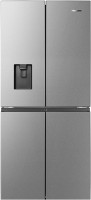 View Hisense 507 L Frost Free French Door Bottom Mount Inverter Technology Star Convertible Refrigerator with Base Drawer(Premium Silver Steel, RQ507N4SSVW)  Price Online