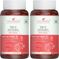 Neuherbs True Vitamins with Iodine for Men and Women(2 x 30 Tablets)