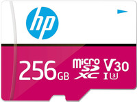 HP U3 V30 256 GB MicroSD Card Class 10 100 MB/s  Memory Card(With Adapter)
